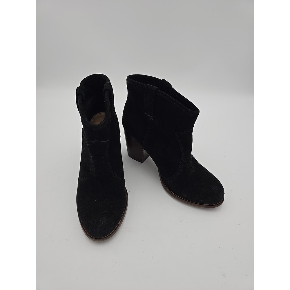 SPLENDID‎ Black Suede Pull On Ankle Boots Sz 9